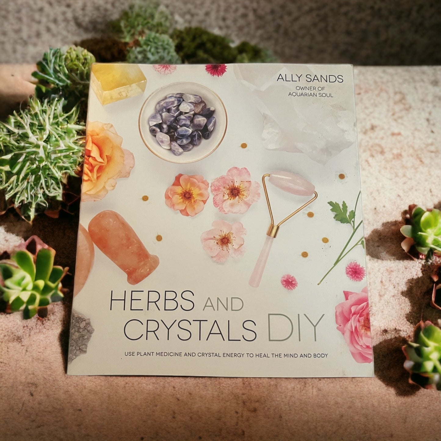 Herbs and crystals DIY