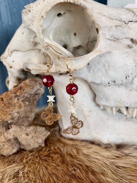 Snake Vertebrae Earrings